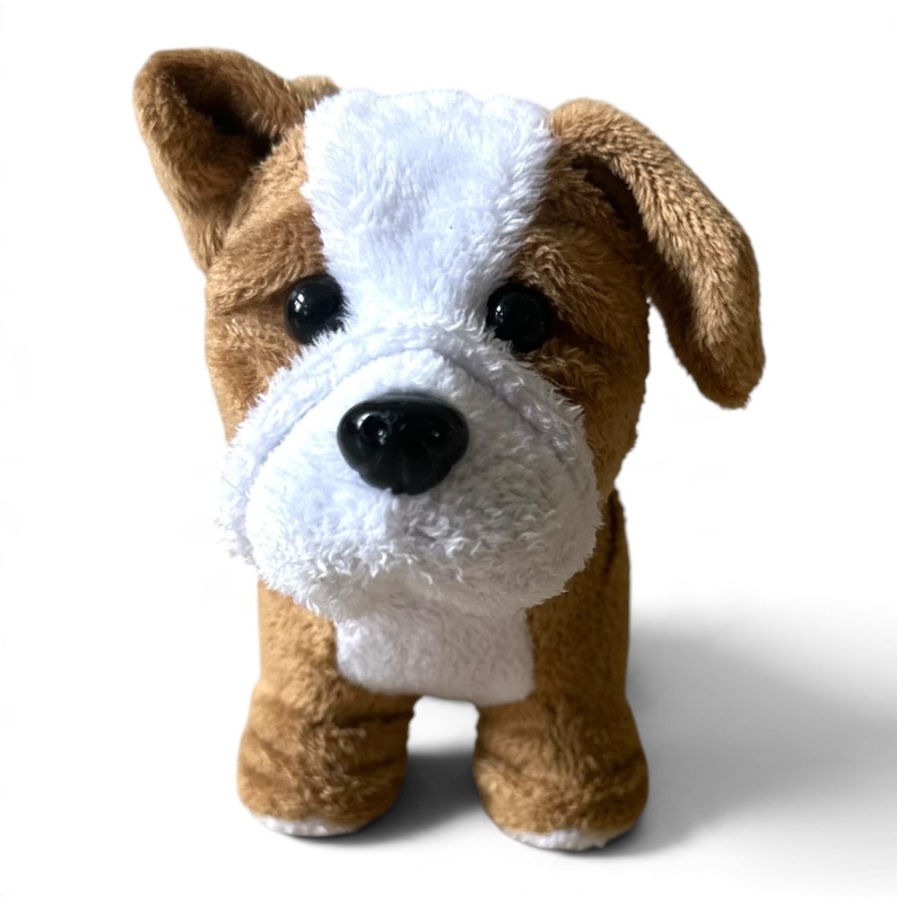 American Girl Meatloaf Bulldog Puppy Dog Plush Doll Pet 2013 Retired F4615